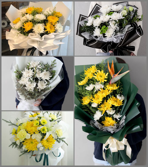 广西防城港港口区白事花束代送